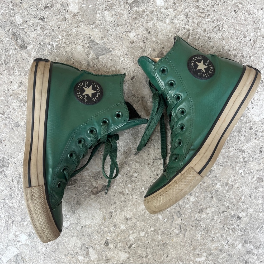 Converse Chuck Taylor All Star Weatherized Green High Top Green Rubber Sneakers